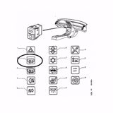 TECLA LUNETA TRASERA