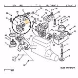 SOPORTE MOTOR SUPERIOR DERECHO