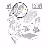 PLACA PASA TUBOS CALEFACCION