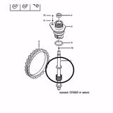 PIÑON MANDO TAQUIMETRO