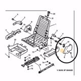 MOLDURA ASIENTO DELANTERO IZQUIERDO